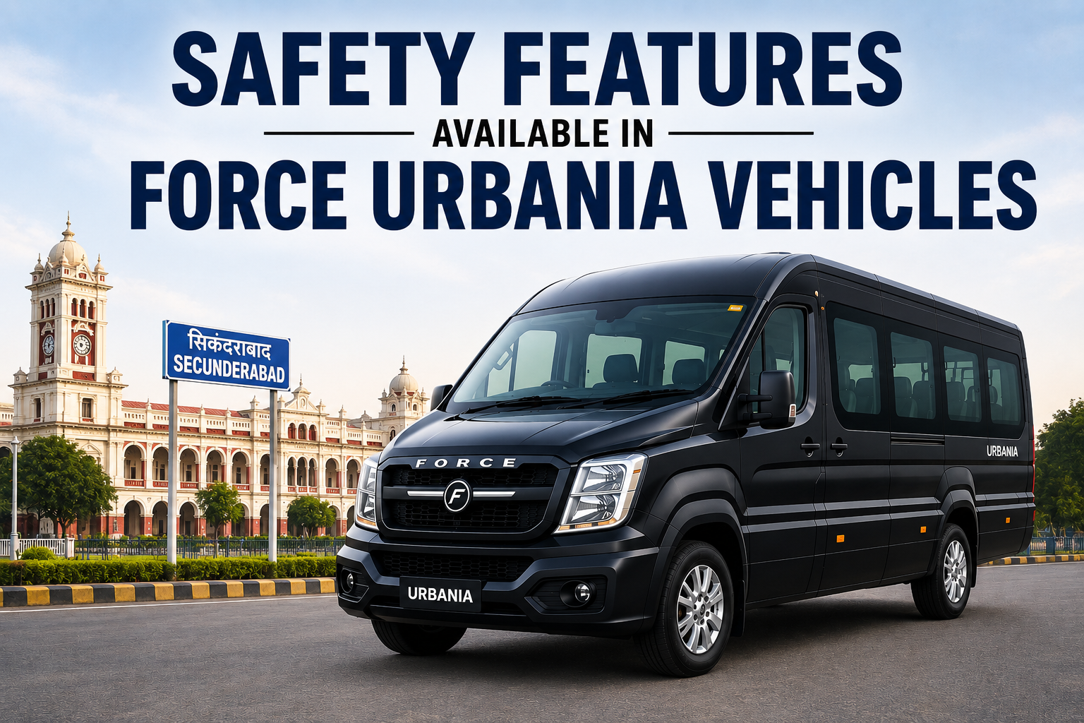 Safety Features Available in Force Urbania Vehicles